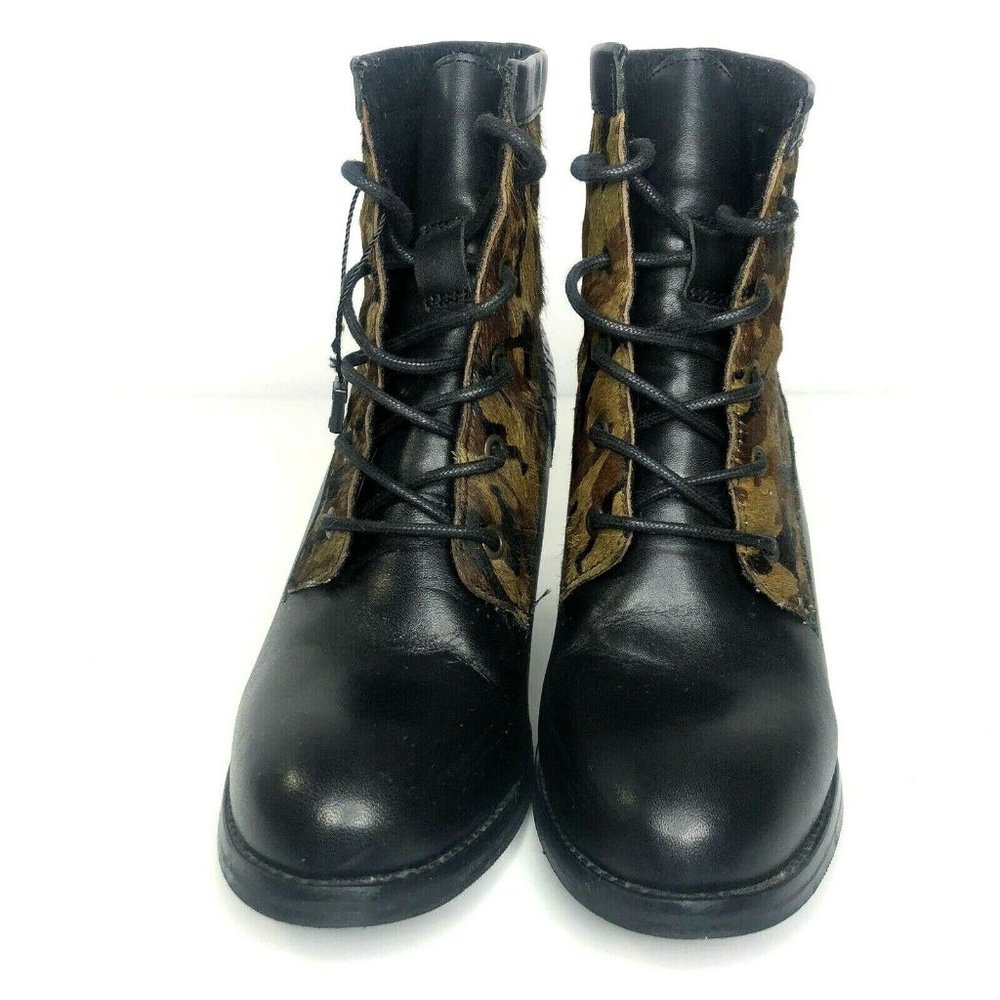 Bronx Womens Chelsea Lace Up Boots Size 41 Camo - Picture 2 of 9